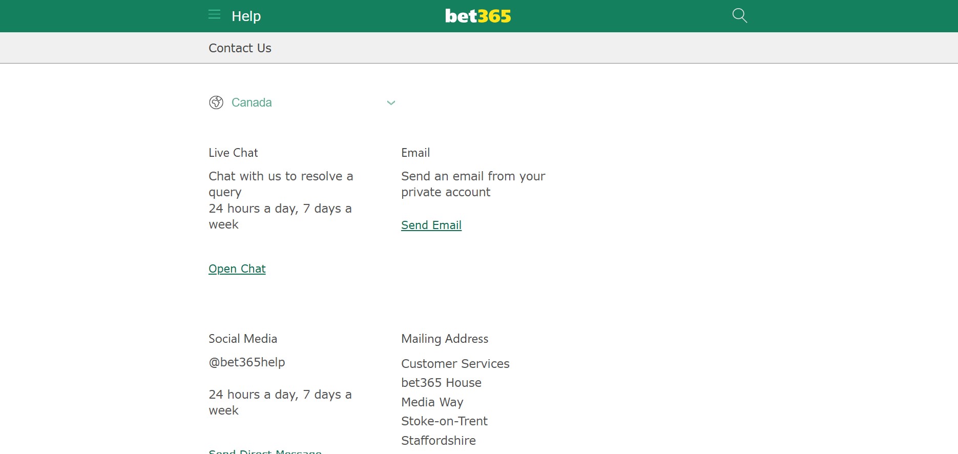 Live Casino Bet365