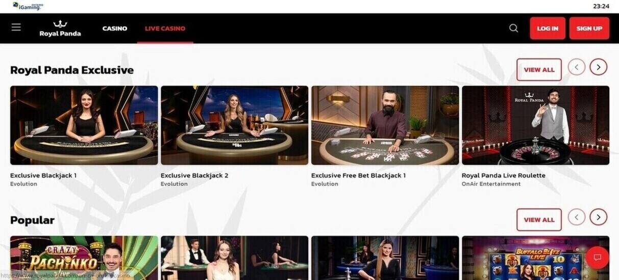 RoyalPanda Live Casino
