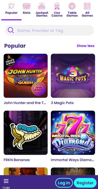 Live Casino Wildz Canada