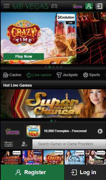 Mr Vegas Homepage Casino