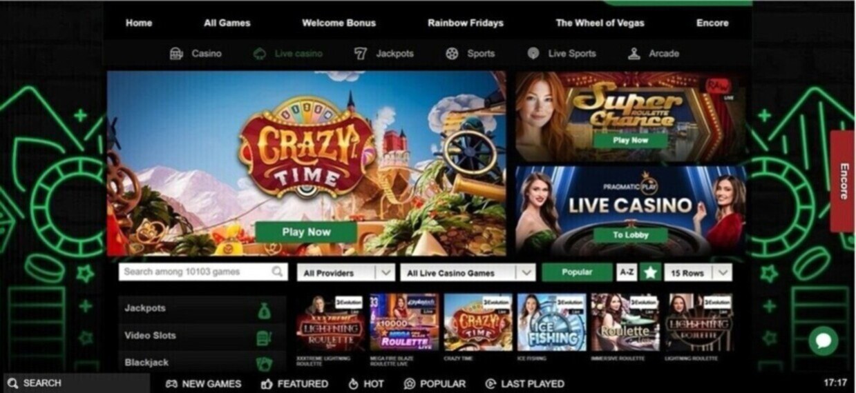 Mr Vegas Live Casino Ontario Can