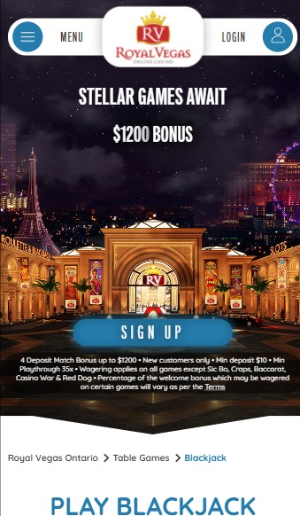 Royal Vegas Homepage Ontario casino
