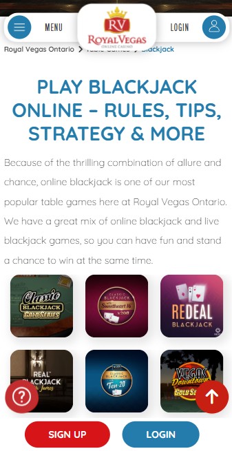 RoyalVegas Live Casino Ontario